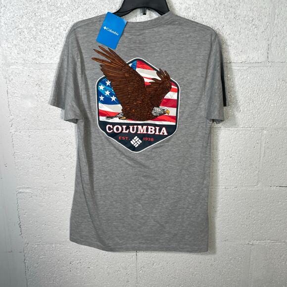 Columbia Men's Bryker Graphic T-Shirt - Grey Heather medium - Picture 1 of 5
